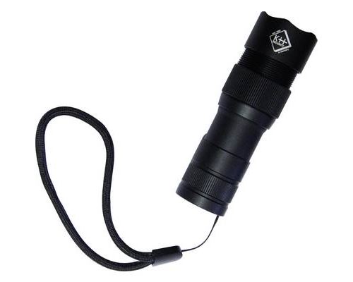 Kh-security Pro Alarm Lampe de poche avec dragonne, avec interface USB à batterie 300 lm 99 g