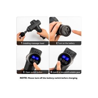 Pistolet De Massage Musculaire - Pour Soulager Les Douleurs Et Détendre Les Muscles (neuf Sous Emballage)