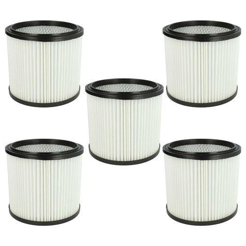 Vhbw - 5x filtre rond pour aspirateur multifonction compatible avec Einhell th-vc 1930 sa