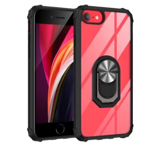 Coque pour iPhone SE3 2022 avec Support Magnétique Frusde pour iPhone 7/8 Tout inclus - Argent