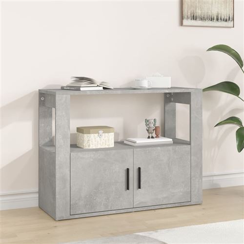 Vidaxl Gris Buffet Béton 80 Cm - Image 3