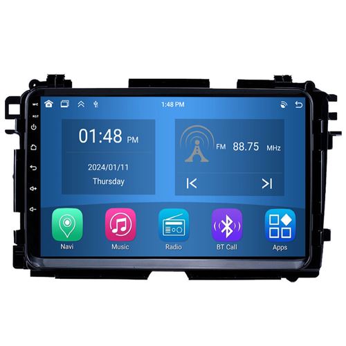 Autoradio RoverOne® Bluetooth CarPlay Android Auto Navigation 4Go RAM 64Go ROM pour Honda Vezel HR - V HRV HR V 2013-2018