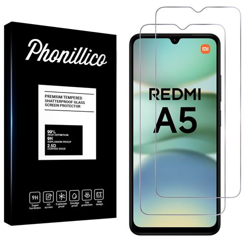 Verre Trempé pour Xiaomi Redmi A5 4G [Pack 2] Film Vitre Protection Ecran Phonillico®