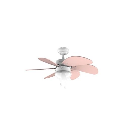 Ventilateur de plafond Cecotec EnergySilence 3600 Vision Nude Rose, Lampe, 92cm diamètre