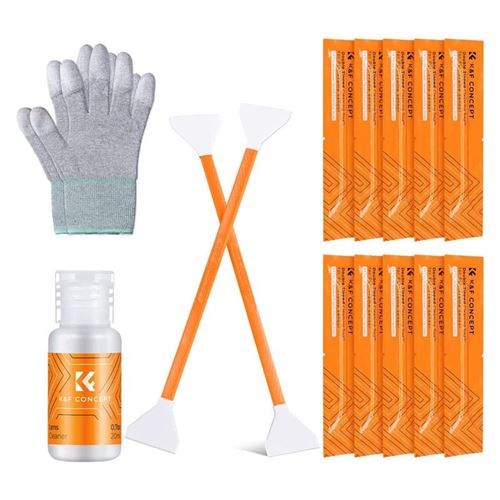 Non Communiqué Kit Bâtonnet De Nettoyage 24 Mm Bâtonnets De Nettoyage X10 20 Ml De Solution De Nettoyage Gants