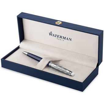 WATERMAN Hémisphère L'Essence du bleu Stylo bille, Bleu, recharge bleue pointe moyenne, Coffret cadeau