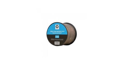 D2 diffusion - câble pour enceintes (2x 2,5mm² - 25 m)
