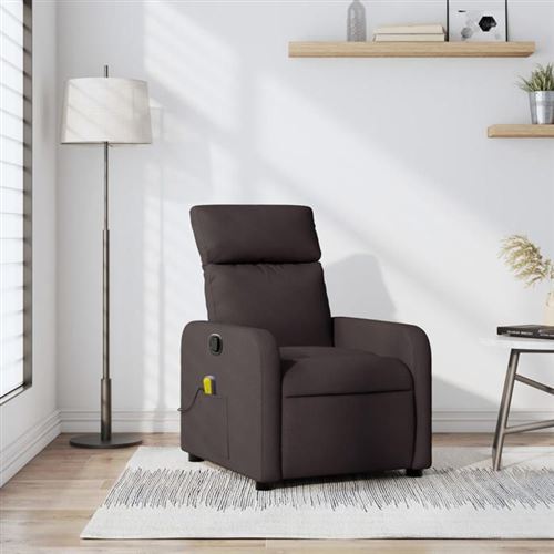 Non Communiqué Marron Vidaxl Fauteuil De Massage, Relaxation Tissu Foncé