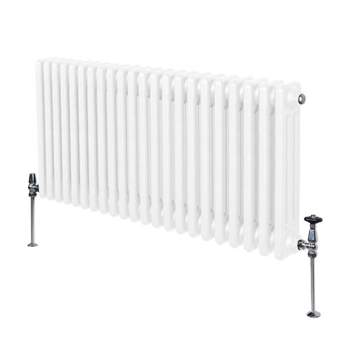 Monstershop Traditional 3 Column Radiator - 600 x 1012mm - White