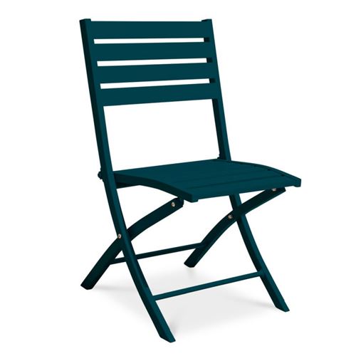 Paris Prix Bleu Chaise De Jardin Pliante - Canard - Image 2