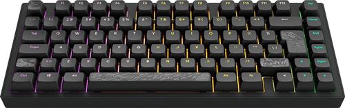 Dark Project ALU Terra Nostra – Clavier gaming mécanique ISO (DE) – Noir