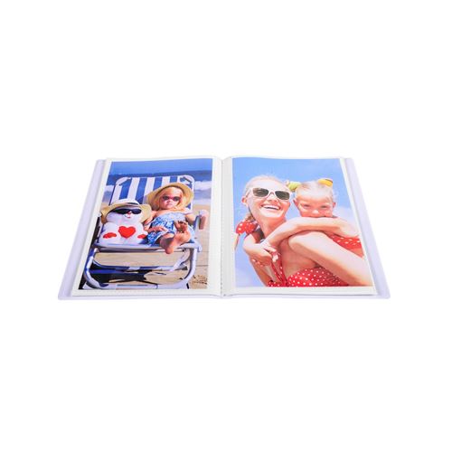Mini Album Photo à Pochettes pour 40 Photos au Format 10 x 15 cm, Noir -  Album photo papeterie à la Fnac