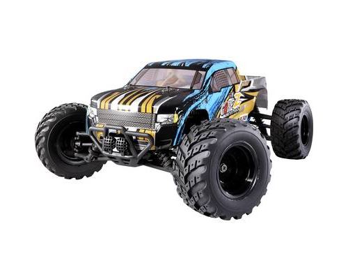 Monstertruck Reely CORE Z brushed 1:10 XS Véhicule RC débutant électrique 4 roues motrices (4WD) prêt à fonctionner (RtR) 2,4 GHz avec accu et câble de charge