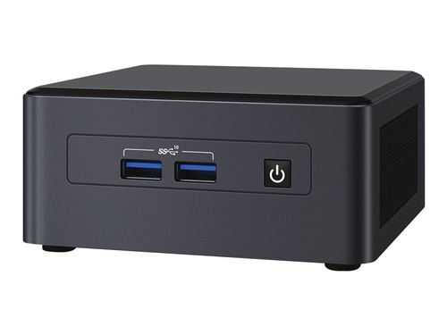 Barebone NUC11TNHv50L Core i5-1145G7 Pro Tall Kit Dual Lan SANS SYSTÈME DEXPLOITATION SANS RAM ET SANS STOCKAGE.