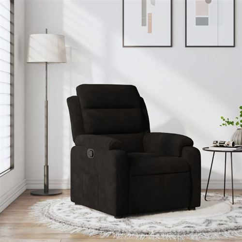Vidaxl Noir Fauteuil Inclinable - Image 3