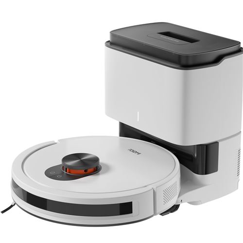 Roidmi Eve Cc Aspirateur Robot Avec Station De Vidage, Navigation Lds, 4000Pa, 180Min Autonome, 2.5L Capacité Poussière