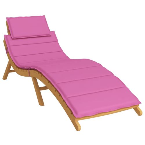 Vidaxl Rose Coussin De Chaise Longue Tissu Oxford - Image 2