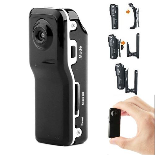 Non Communiqué Mini Caméra Miniature De Poche Embarquée Espion Sport + Sd 4Go Yonis
