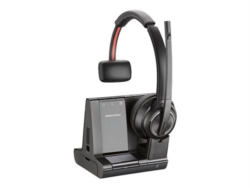 Non Communiqué Noir Poly Savi 8210 Uc - Savi 8200 Series - Micro-Casque - Sur-Oreille - Dect / Bluetooth - Sans Fil - Suppresseur De Bruit Actif - Usb-A Via Adaptateur Bluetooth - Certifié Zoom, Certifié Uc