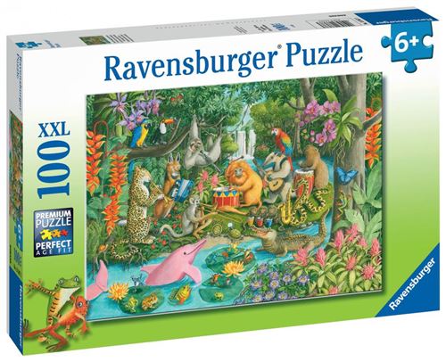 Non Communiqué Multicolore Puzzle 100 P Xxl - L'orchestre Des Animaux