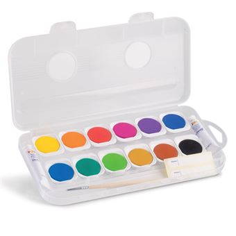 Boite d'aquarelles 24 pastilles