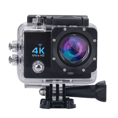 Cam&eacute;ra Sport 4K Ultra HD 16Mp Etanche Grand Angle 170&deg; Action 2 Pouces HDMI Wifi + SD 8Go
