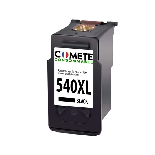 COMETE CONSOMMABLE 540 XL 1 Cartouche d'encre compatible avec CANON PG 540 CL PG-540 XL 540XL Noir