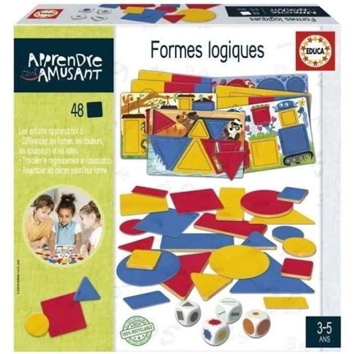 Non Communiqué Multicolore Jeu D'apprentissage - Formes Logiques