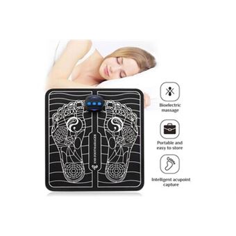Tapis De Massage Par Électrostimulation FISHTEC - 6 Modes, 9 Intensités, Télécommande - 10