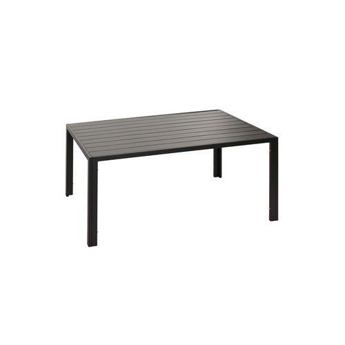 Mendler Table A Manger Fixe Sans Tiroir Rectangulaire En Métal 140 X 140 X 72 Cm - Image 3