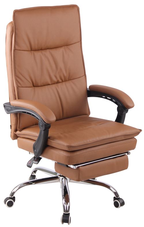 Fauteuil de Bureau Power Similicuir , Marron clair