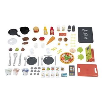 Smoby Kids Restaurant – Cuisine Enfant Avec 73 Accessoires – Effets Sonores – Fabriquée En France – Dès 3 Ans