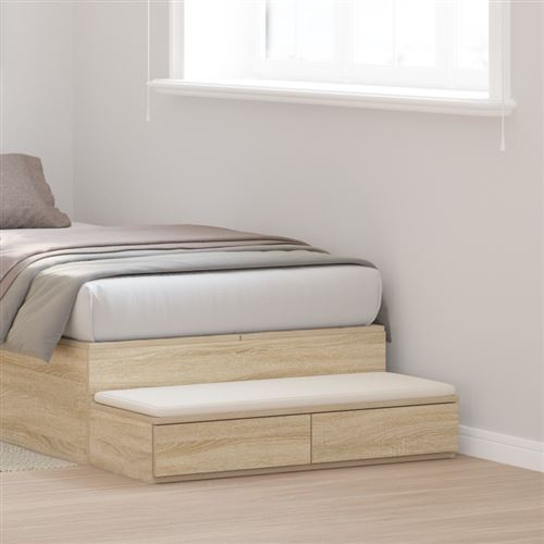 vidaXL Tiroirs de lit Chêne Sonoma 100 x 36,5 x 16,5 cm