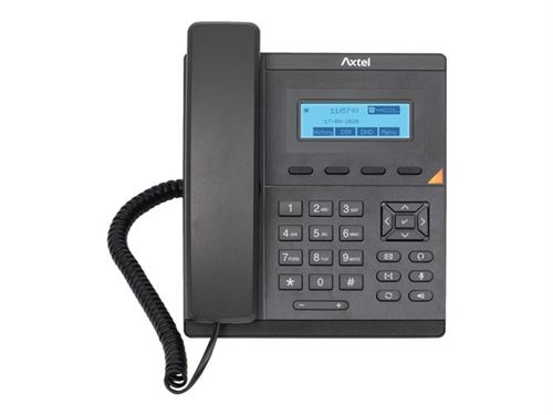 Axtel AX-200 - Téléphone VoIP avec ID d appelant - à 5 voies capacité d appel - SIP, SIP v2, SRTP, ZRTP, RTCP-XR, VQ-RTCPXR