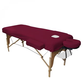 Set De 4 Draps Housses De Protection En éponge Pour Table De Massage - Marque Vivezen