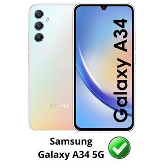 Film en verre trempé pour Samsung A34 5G - 4,90€