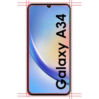 Verre Trempé pleine Couverture Pour Samsung Galaxy A34 5G