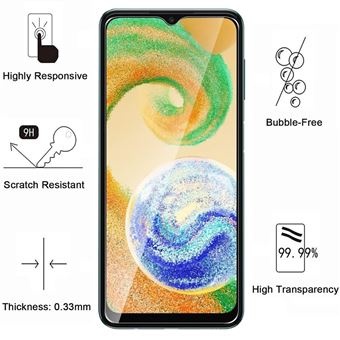 SDTEK Coque pour Samsung Galaxy A04s Protecteur écran Verre Trempé Full  Cover 360