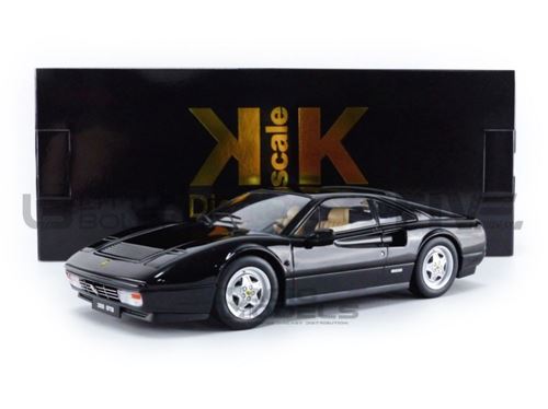 Voiture Miniature de Collection KK SCALE MODELS 1-18 - FERRARI 328 GTB - 1985 - Black - 180532BK