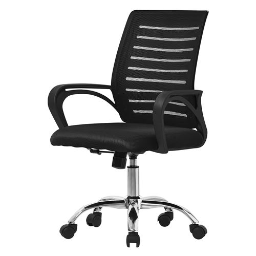 ML-Design Chaise de bureau gaming noir
