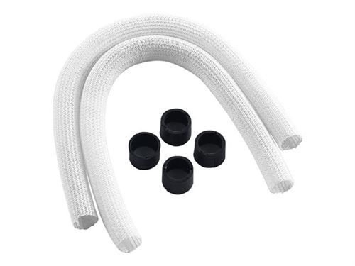CableMod AIO Sleeving Kit - Kit de gainage de tube de système de refroidissement liquide - blanc - pour CORSAIR Hydro Series H100i, H100i v2, H110i, H80i v2