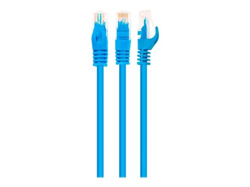Cablexpert - Cordon de raccordement - RJ-45 (M) pour RJ-45 (M) - 5 m - UTP - CAT 6 - moulé, bloqué - bleu