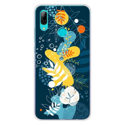 Coque en silicone imprimée compatible Huawei Honor 10 Lite Sea flowers