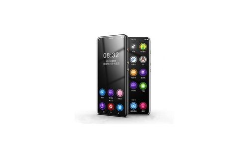 Lecteur de musique portable intelligentavec android, wi-fi, bluetooth, lecteur multimédia, fm, mp4 écran tactile noir-32 go