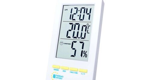 Thermomètre hygromètre électronique 2 en