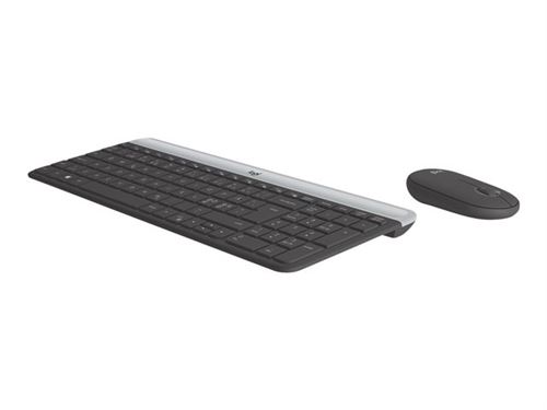 Logitech Ensemble clavier et souris sans fil ultra-fin MK470 en Graphite - Image 4