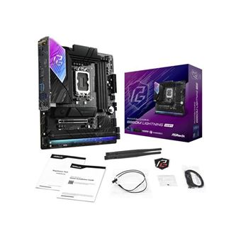 Carte Mère - ASRock - Phantom Gaming B860M Lightning WiFi - Micro ATX - Intel LGA 1851 - 64 Go RAM - 1