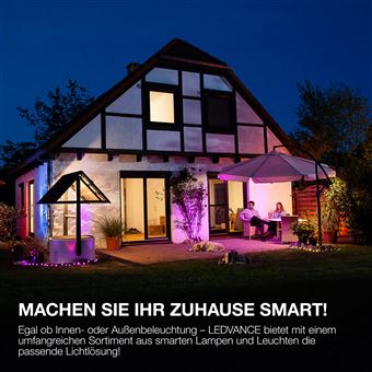 LEDVANCE SMART+ WiFi Classic 3x Ampoule LED intelligente - E27 - dimmable - 2700 K - remplace les lampes 75W}