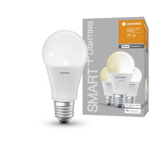 LEDVANCE SMART+ WiFi Classic 3x Ampoule LED intelligente - E27 - dimmable - 2700 K - remplace les lampes 75W}