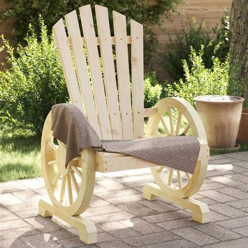 vidaXL Lot de 4 Chaises de Jardin, Sièges de Terrasse, Chaises de Balcon, Meubles de Patio Jardinage Extérieur, Adirondack 3207117